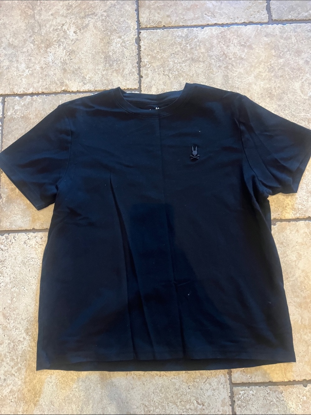 Psycho Bunny Black Short Sleeve Crewneck Tee
